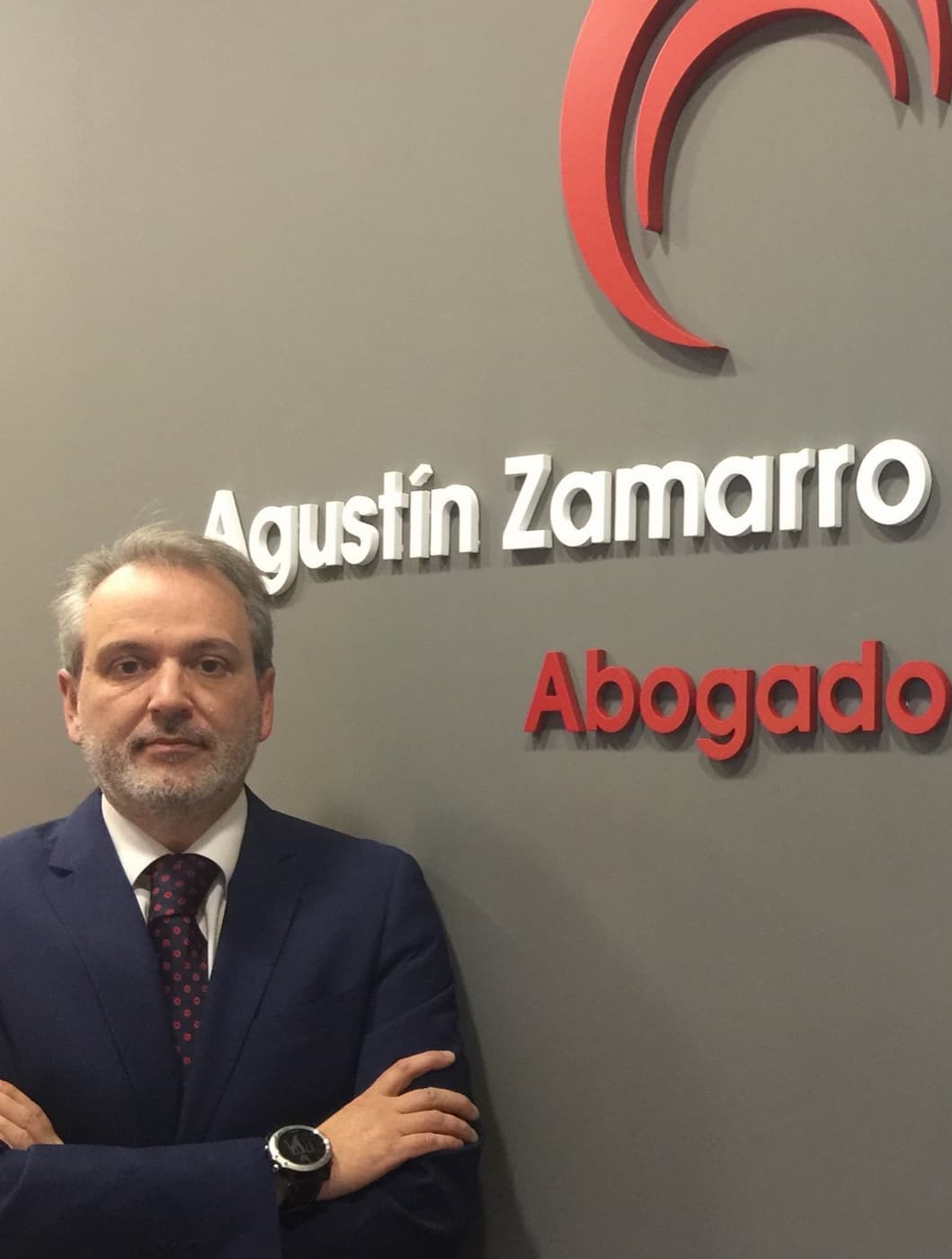 Agustín Zamarro Mogarra, abogado, en su despacho de Azuqueca de Henares